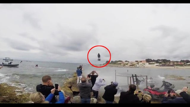 New Guinness World Record set for hoverboard flight