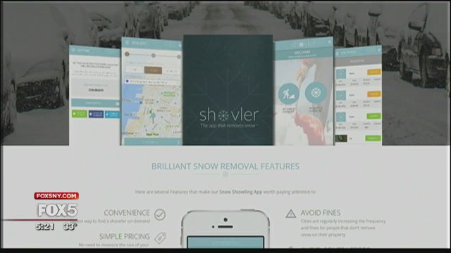 Need snow shoveled? Try an app