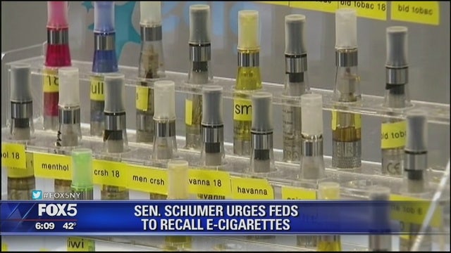 Schumer: Exploding e-cigarette recalls need to be considered