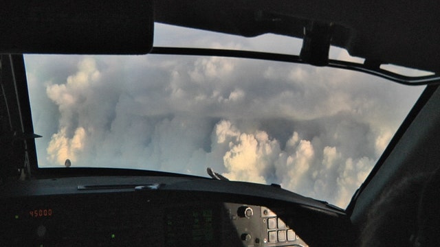 NOAA Hurricane Hunters fly over Florence