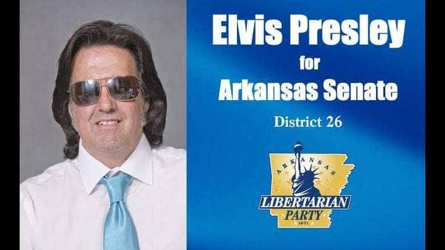 Elvis Presley is running for an Arkansas congressional seat