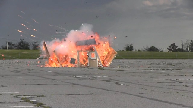 Suffolk Police demonstrate dangers of fireworks