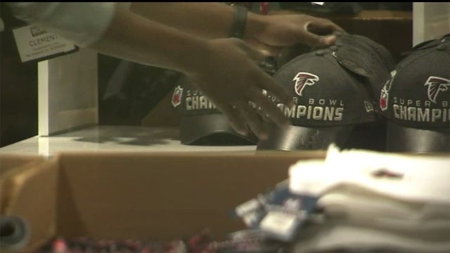 Falcons championship gear removed from store
