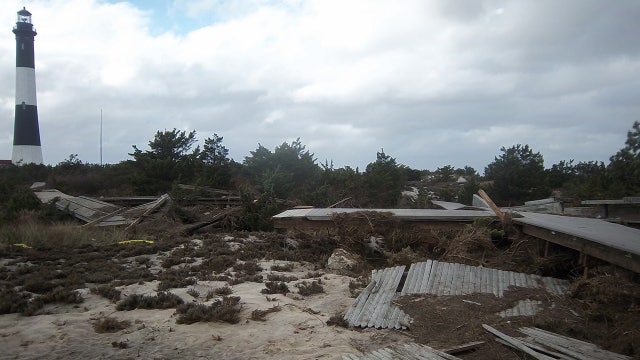 Fire Island Lighthouse restoration begins