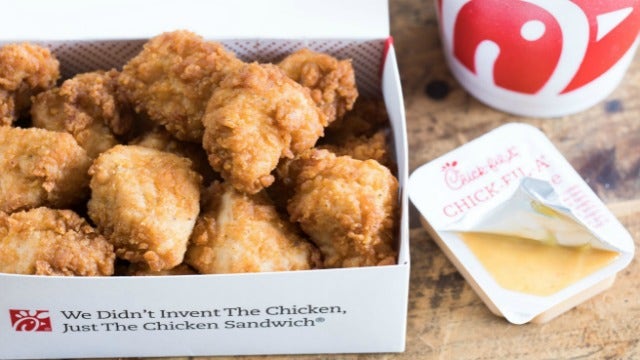 Chick-fil-A giving away free chicken nuggets