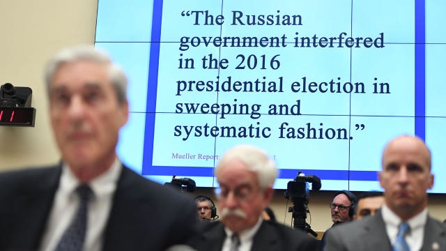 ‘They're doing it as we sit here': Mueller warns of possible Russian interference in 2020 election