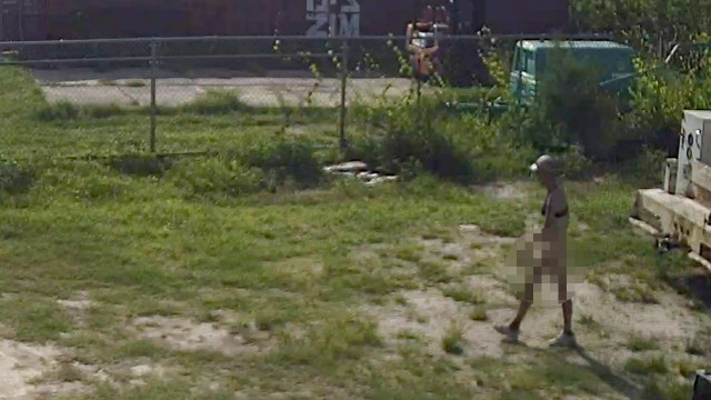 Half-naked suspect wearing a bra burglarized vehicles at Florida business