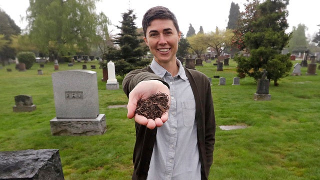 Composting human bodies law signed in Washington state