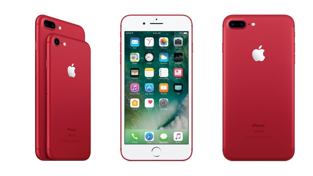 Apple unveils red iPhones, cheaper iPads