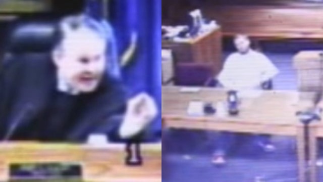 Video shows Michigan judge tossing off robes to tackle man