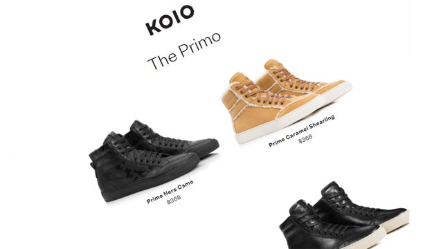 Koio leather sneakers made in Italy