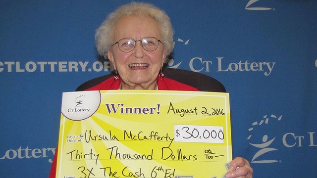 Granny lottery winner uses cash to buy new phone