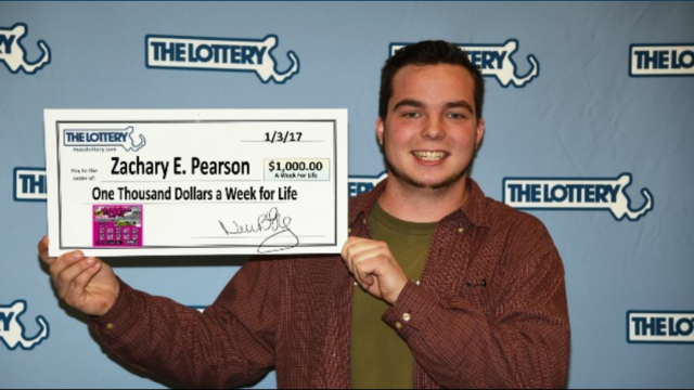 Teen wins $1,000 a week for life
