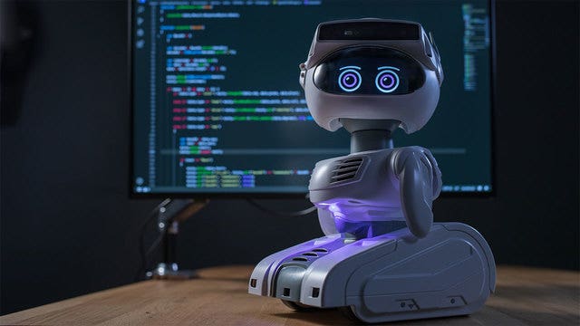 Robot learns faces, responds to touch