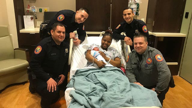 Police deliver New Year's Eve baby