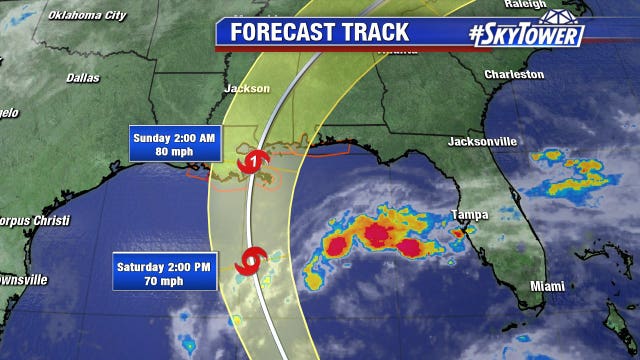 Tropical Storm Nate targets Gulf Coast
