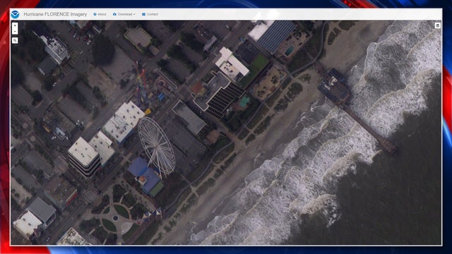 NOAA maps show street-by-street views of Florence's impacts