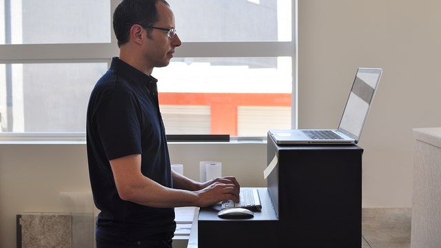 Company sells cardboard standing desk for $25