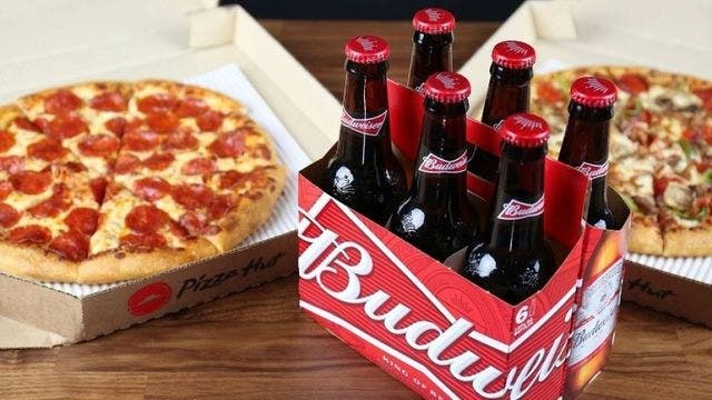 Pizza Hut starts delivering beer and wine