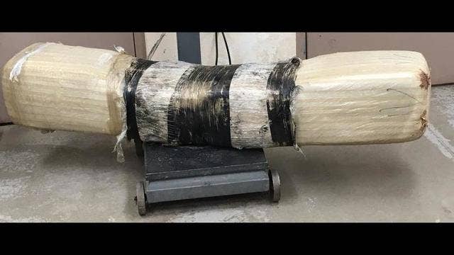 100 lbs of marijuana launched into US from Mexico