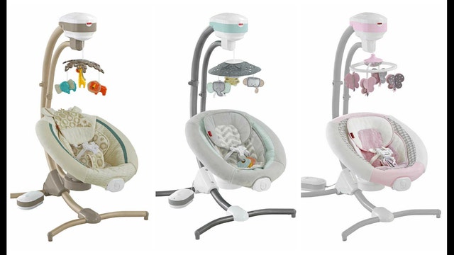 Fisher-Price recalls more than 30,000 cradle swings due to fall hazard