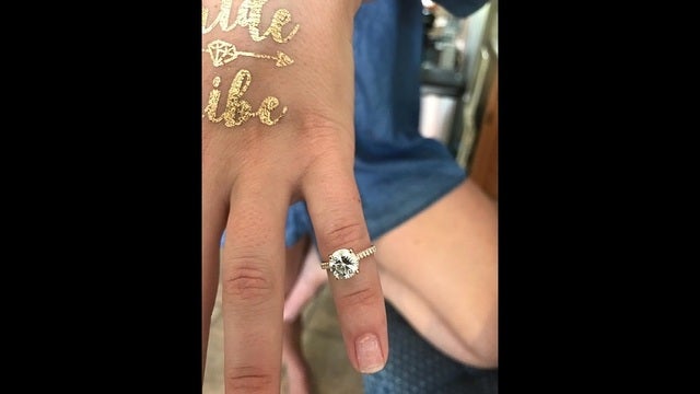 $20,000 engagement ring found by officer with metal detector