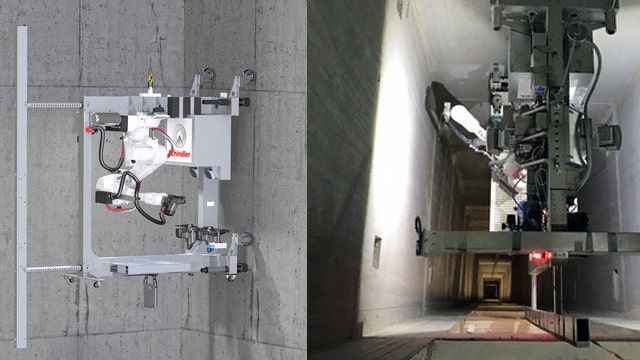 Elevator-building robot unveiled
