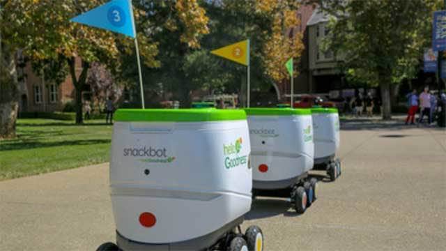 PepsiCo tests self-driving robot delivery at college