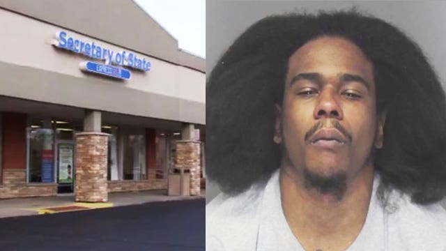 Man fails driver's test, attacks Secretary of State clerk