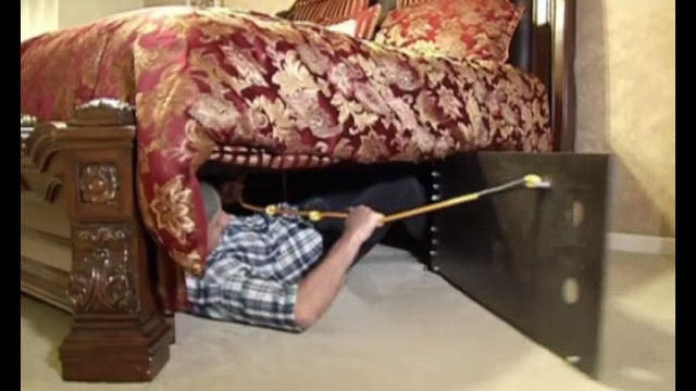 Bed doubles as tornado shelter