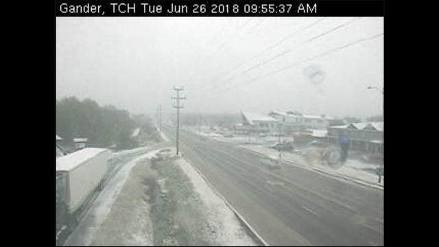 June snow storm hits Newfoundland