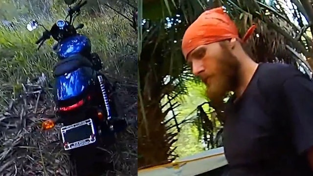 Homeless man accused of stealing Harley following motorcycle crash