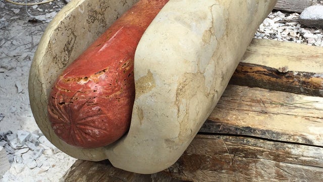 Brooklyn artist sculpts everyday items from stone