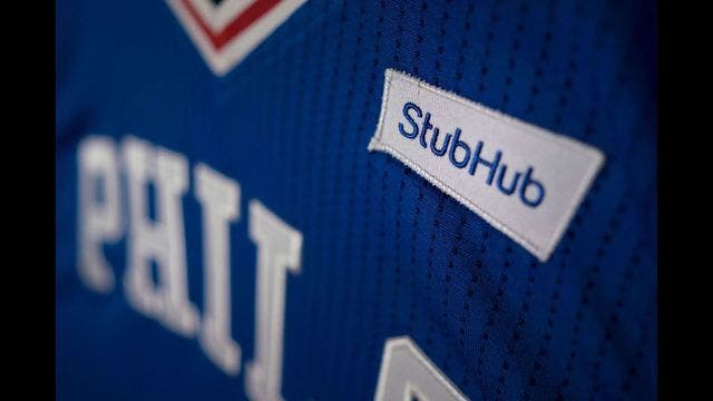 76ers 1st NBA team to land jersey sponsorship with StubHub