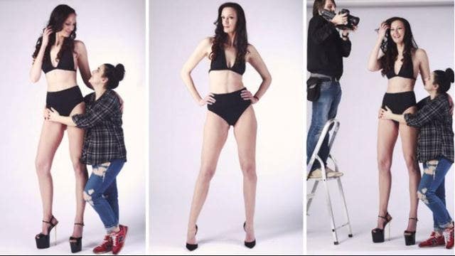 Meet the world's tallest model