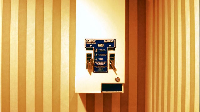 Tampons in the men's restrooms at one university