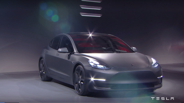 Tesla unveils highly-anticipated Model 3