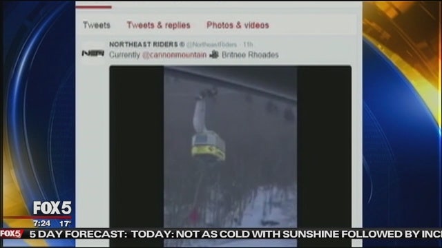 48 people rescued from stuck tram cars at ski resort