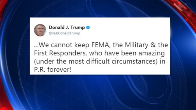 Trump lashes out at Puerto Rico