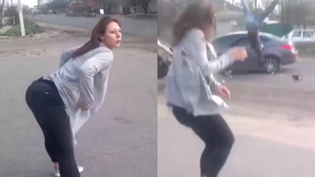 WATCH: Twerking woman distracts drivers, causes head-on crash