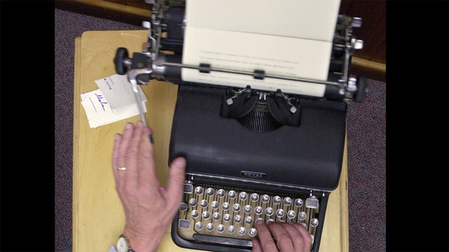Vintage typewriters gain fans amid 'digital burnout'