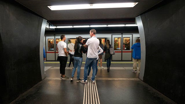 Viennese against scented subway air