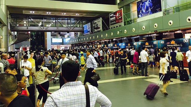 Flight info screens at Vietnam's airports hacked