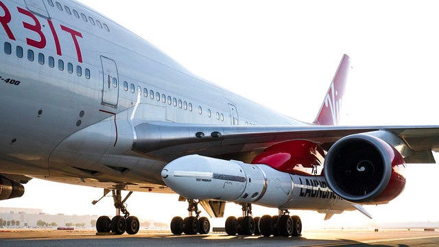 Virgin Orbit mates rocket to jet for airborne launch system