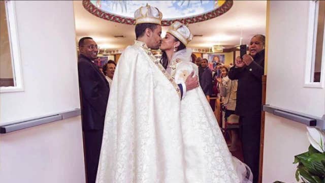 American woman becomes a princess in fairytale wedding with a prince