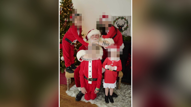 Santa Claus with `naughty' and `nice' tattoos must tone it down