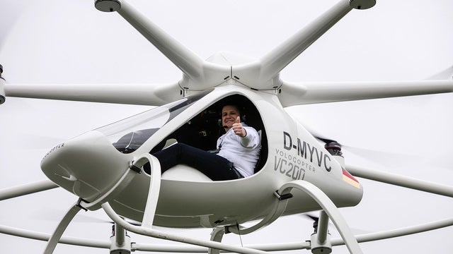 Frankfurt airport working on flying taxis