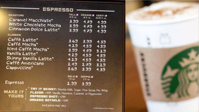 Starbucks sued, accused of purposely under filling lattes