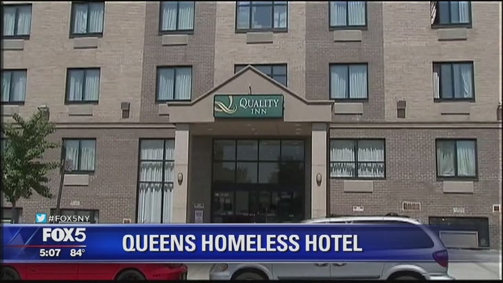 Queens hotel converted into homeless shelter | FOX 5 New York