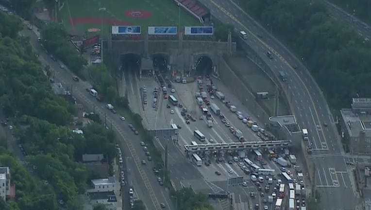 The Lincoln Tunnel is seen from New Jersey. (File/FOX5NY)